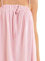 Sabine Seersucker Stripe Nightie