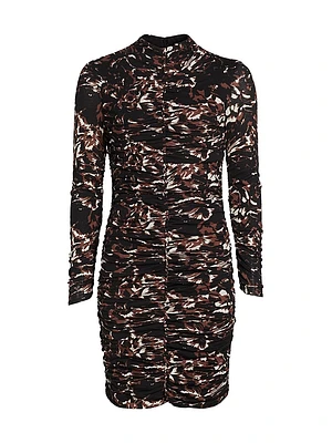 Carolina Ruched Jersey Minidress