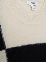 Becki Colorblocked Wool-Blend Sweater