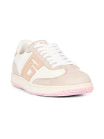 Swan Suede & Leather Low-Top Sneakers