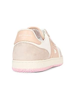 Swan Suede & Leather Low-Top Sneakers