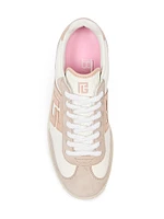 Swan Suede & Leather Low-Top Sneakers