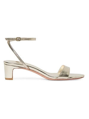 Alice 45MM Metallic Leather Sandals