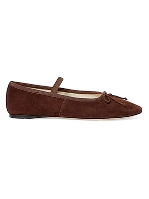 Leonie Suede Ballet Flats