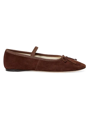 Leonie Suede Ballet Flats