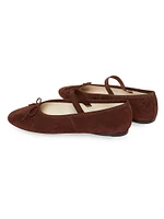 Leonie Suede Ballet Flats