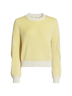 Ashlyn Striped Crewneck Sweater