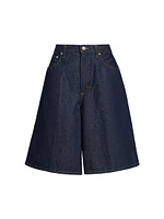 Nolan Denim High-Rise Shorts