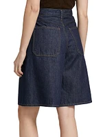 Nolan Denim High-Rise Shorts