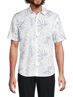 Short-Sleeve French Placket Shirt