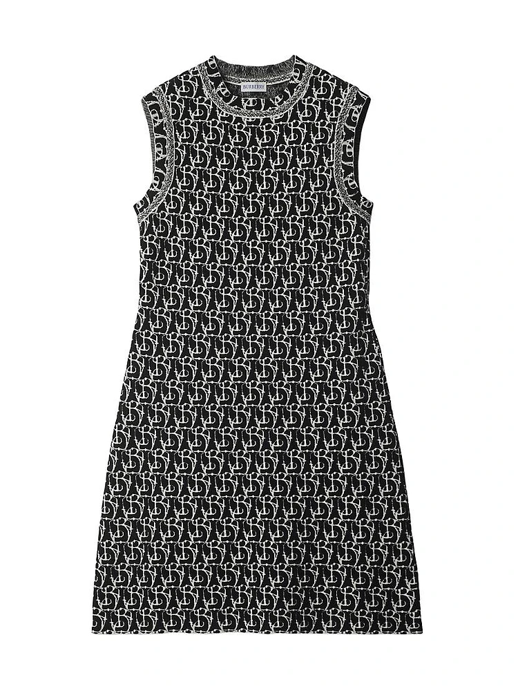 Initial Wool Minidress