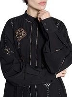 Soeline Embroidered Cotton Blouse
