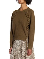 Noelia Merino Wool Laced Sweater
