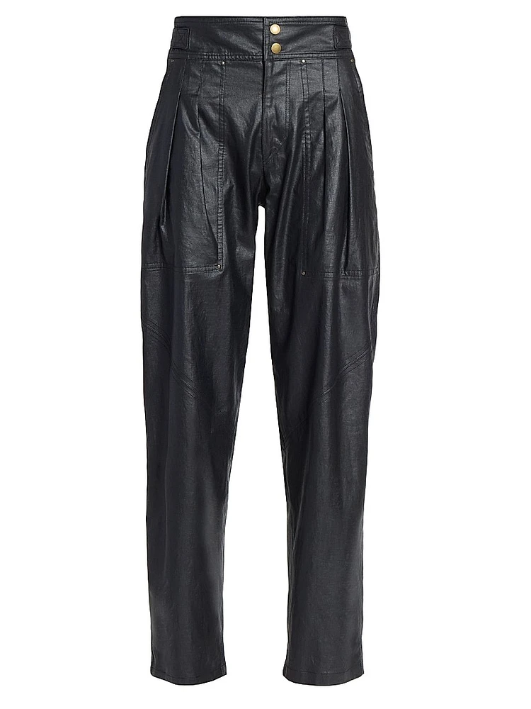 Fidji Linen-Blend Pants