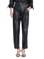 Fidji Linen-Blend Pants