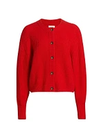Bastia Rib-Knit Cashmere Oversized Cardigan