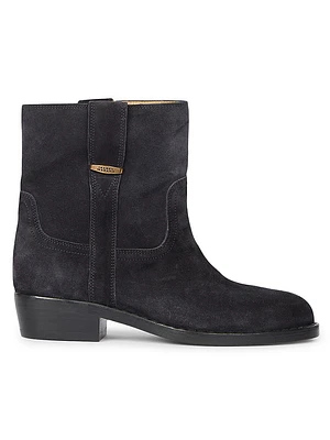 Lylie 35MM Suede Ankle Boots