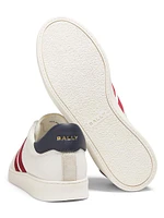 Thiago Ribbon Low-Top Leather Sneakers