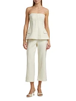 Sully Wide-Leg Cropped Pants