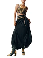 Sequined Crop Top