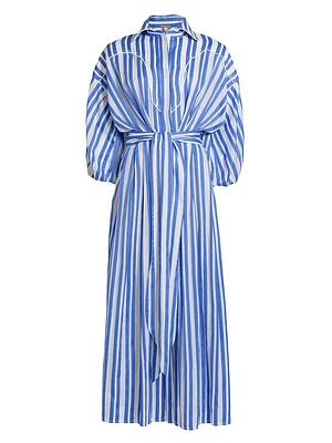 Buena Mar Striped Shirtdress