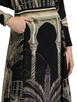 Poems Of The Sea Midi Skirt