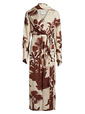 Unmooring Wrap Maxi Dress