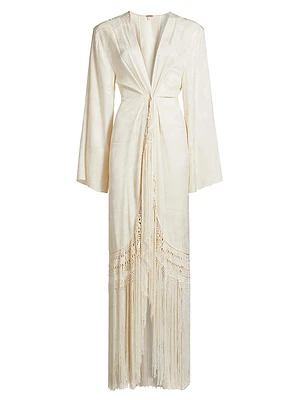 Macramé Kimono-Inspired Robe