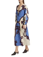 Latitud Marina Printed Midi Dress