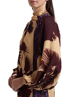 Intricate Islands Silk Top