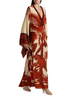 Southern Tropics Silk Maxi Dress