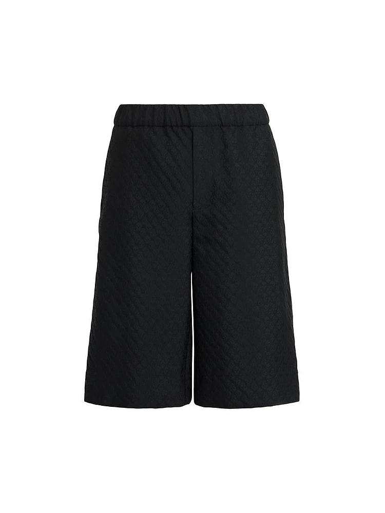 Skull Jacquard Shorts