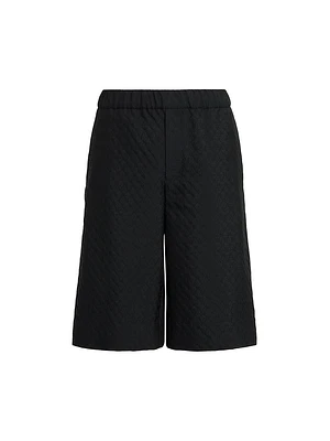 Skull Jacquard Shorts