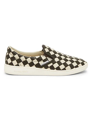 Sawyer Intrecciato Leather Slip-On Sneakers