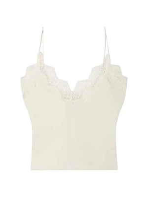 Silk Lace Camisole Top