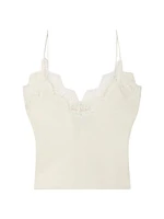Silk Lace Camisole Top