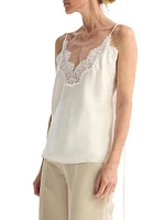 Silk Lace Camisole Top