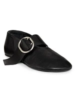 Leather Ballerina Flats