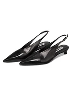 Cruise 35MM Leather Kitten-Heel Pumps