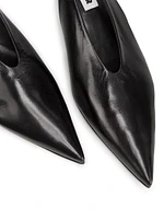 Cruise 35MM Leather Kitten-Heel Pumps