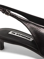 Cruise 35MM Leather Kitten-Heel Pumps