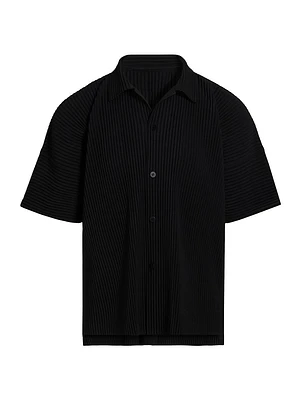Monthly Colors: April Button-Front Shirt