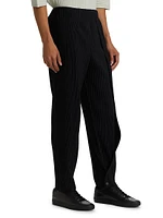 Snap-Cuff Pleats Pants