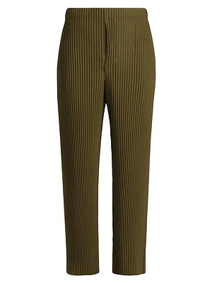 Pleats Crop Pants