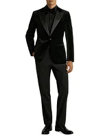 Diamond Velvet Single-Breasted Dinner Jacket