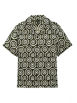Canape Geometric Short-Sleeve Shirt