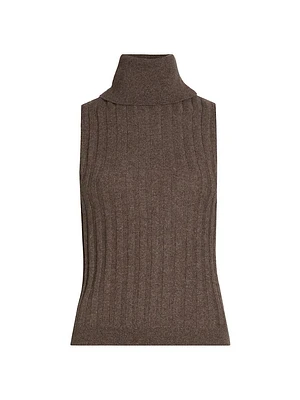 Rowyn Cashmere Turtleneck Tank