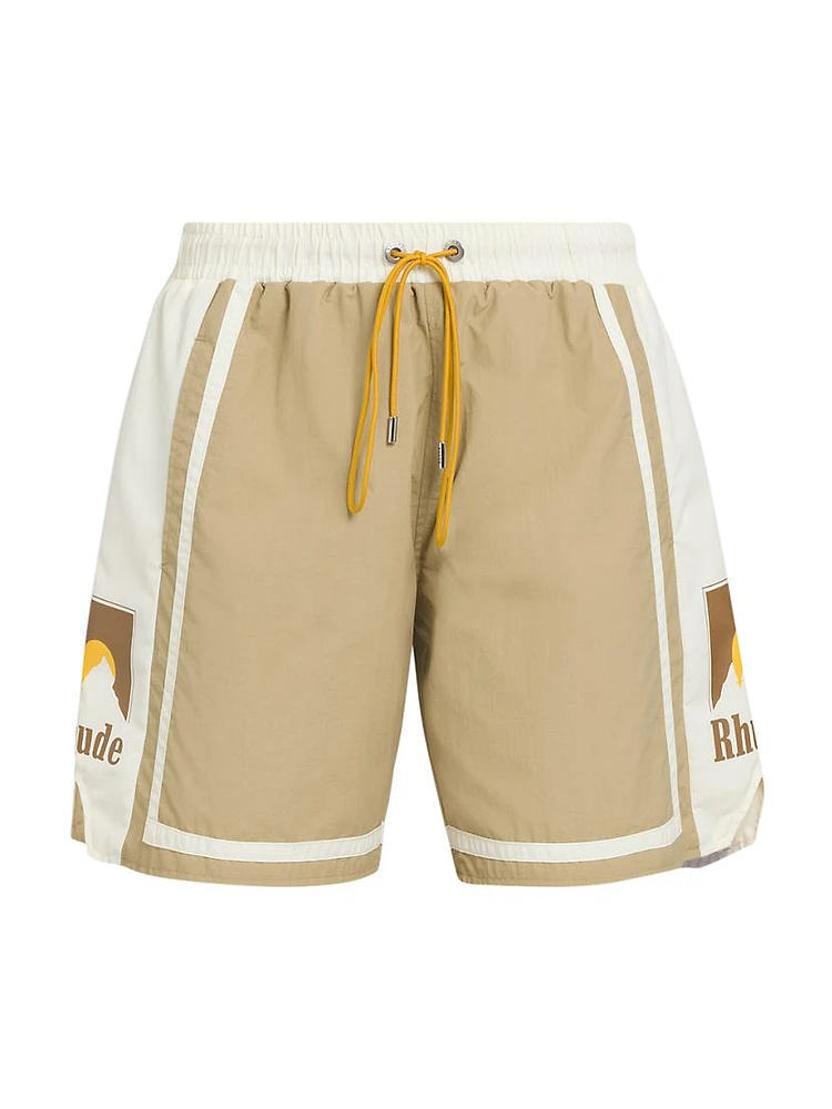 Moonlight Nylon Drawstring Shorts