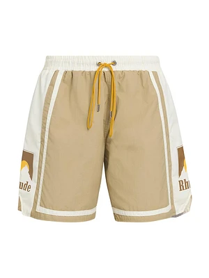 Moonlight Nylon Drawstring Shorts