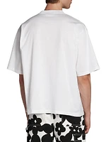 Poppy Fields Printed Logo Cotton T-Shirt
